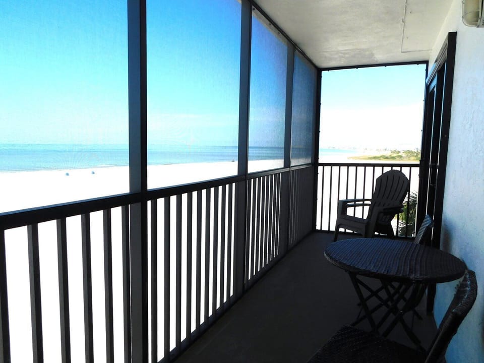 Balcony off living room