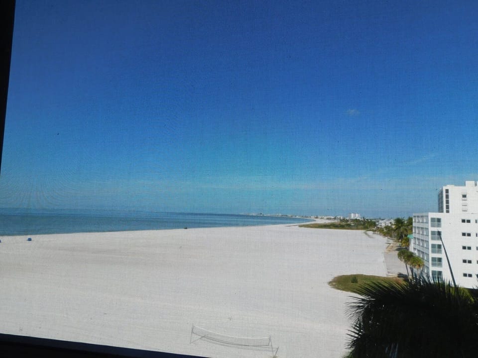 View looking north from living room balcony