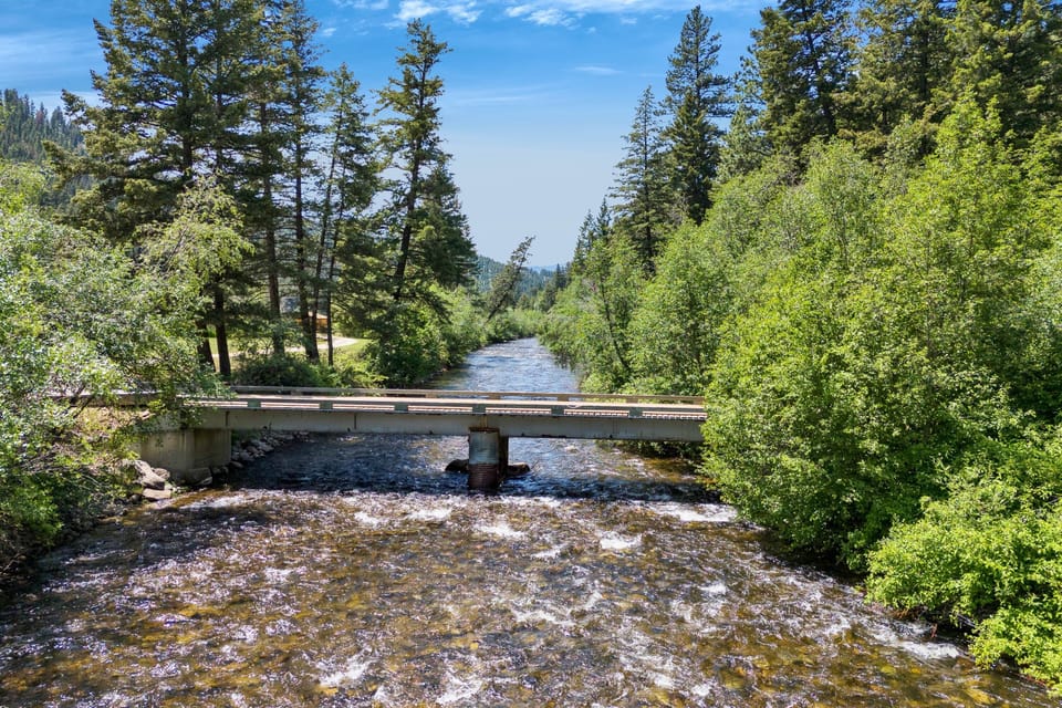 East Fork of Bitterroot River through property