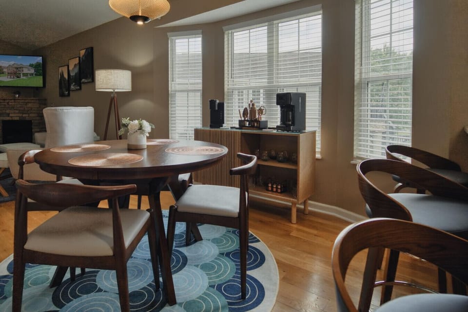Wine and dine at this table