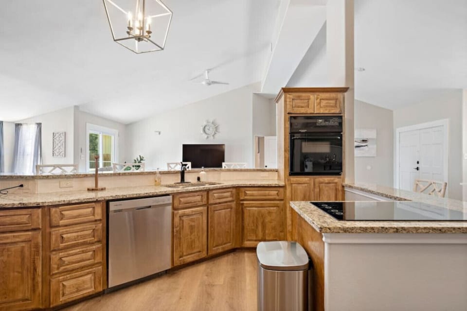 Another angle of the kitchen