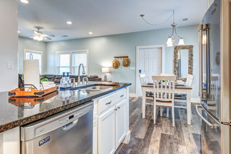 An elevated cabin kitchen experience.