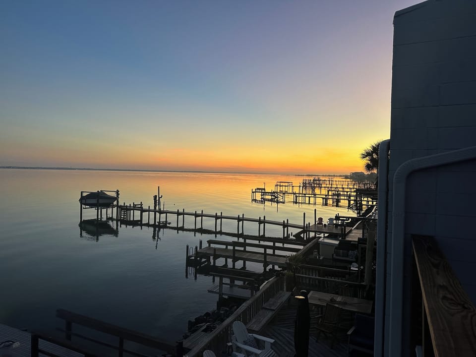 Sunrise from balcony