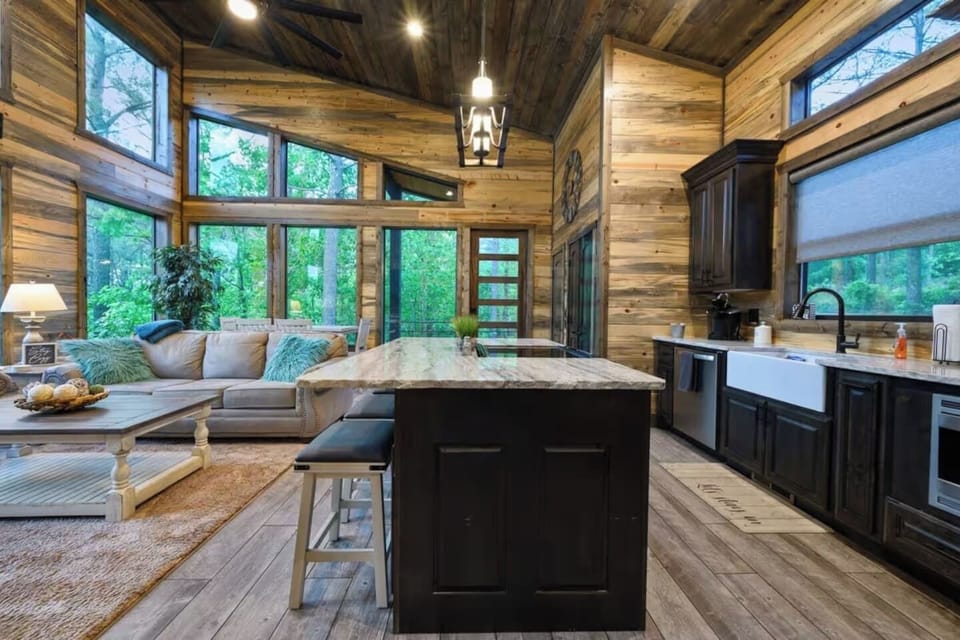 Fully stocked kitchen for preparing meals during your stay