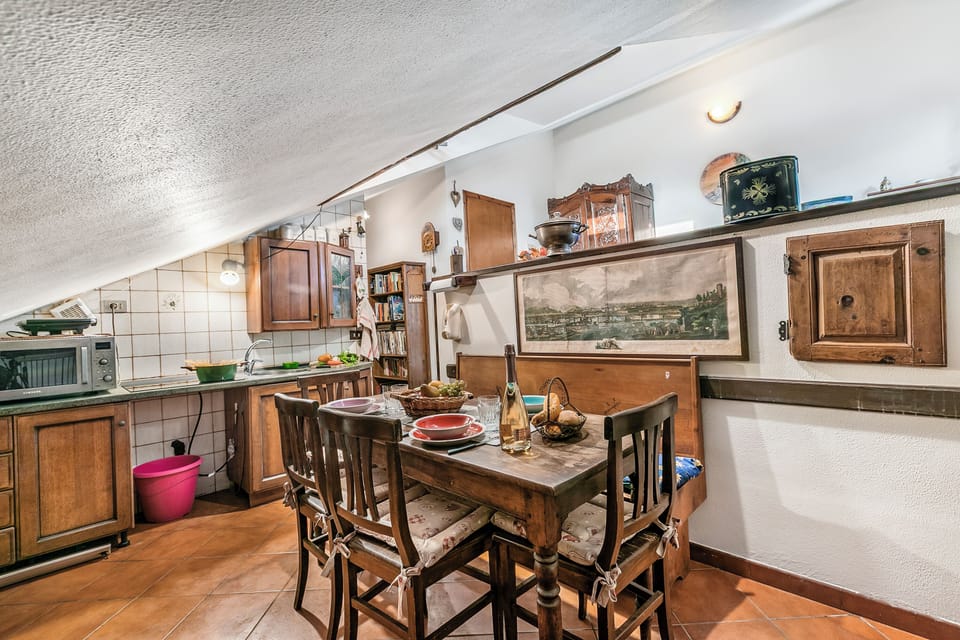 Kitchen and dining area