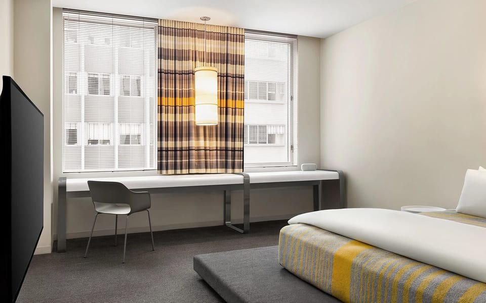 Wake up to daylight and a dedicated desk by the window