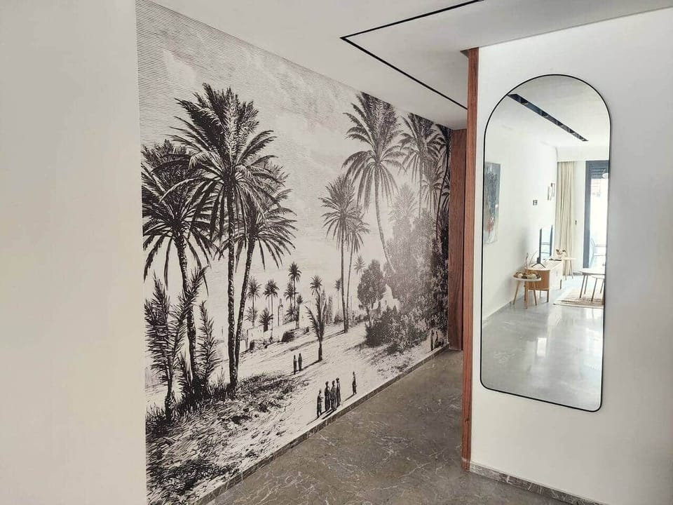 Stylish hallway setting the tone for a refined stay