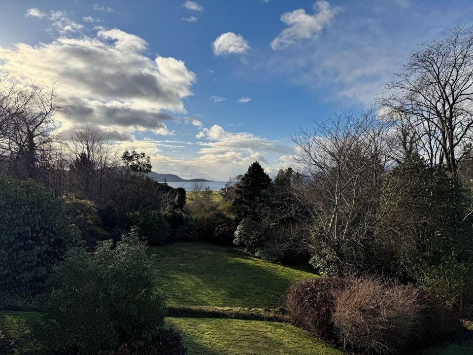 View from bedroom window