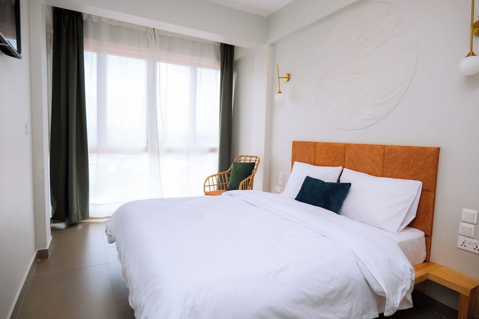 Standard Double Room, City View | Iron/ironing board (on request), WiFi (free)