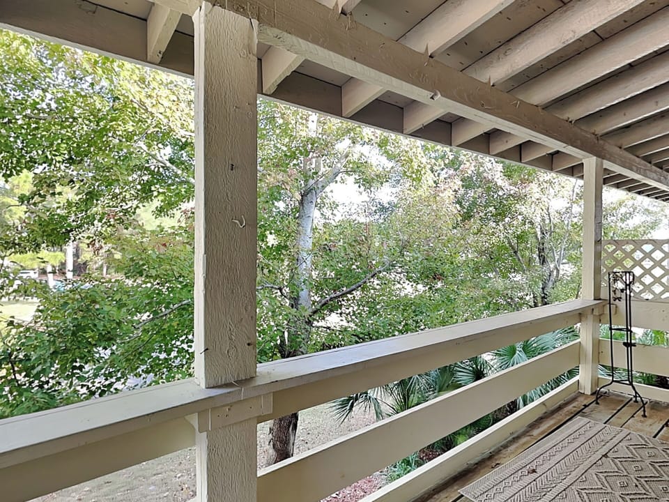 Covered Balcony View