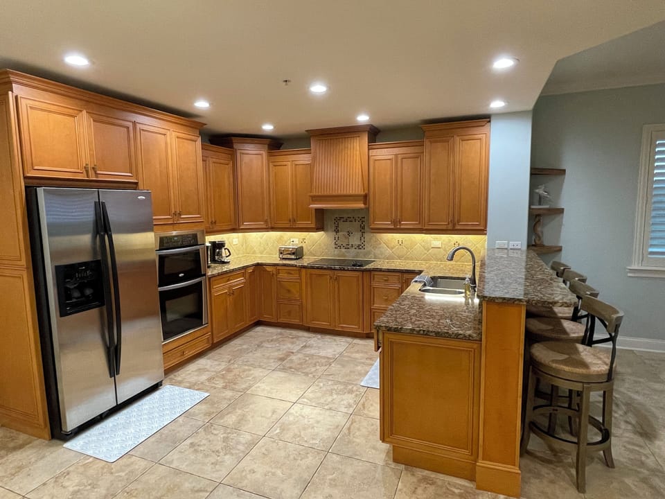 Cook, create, and enjoy—our fully stocked kitchen has most everything you need