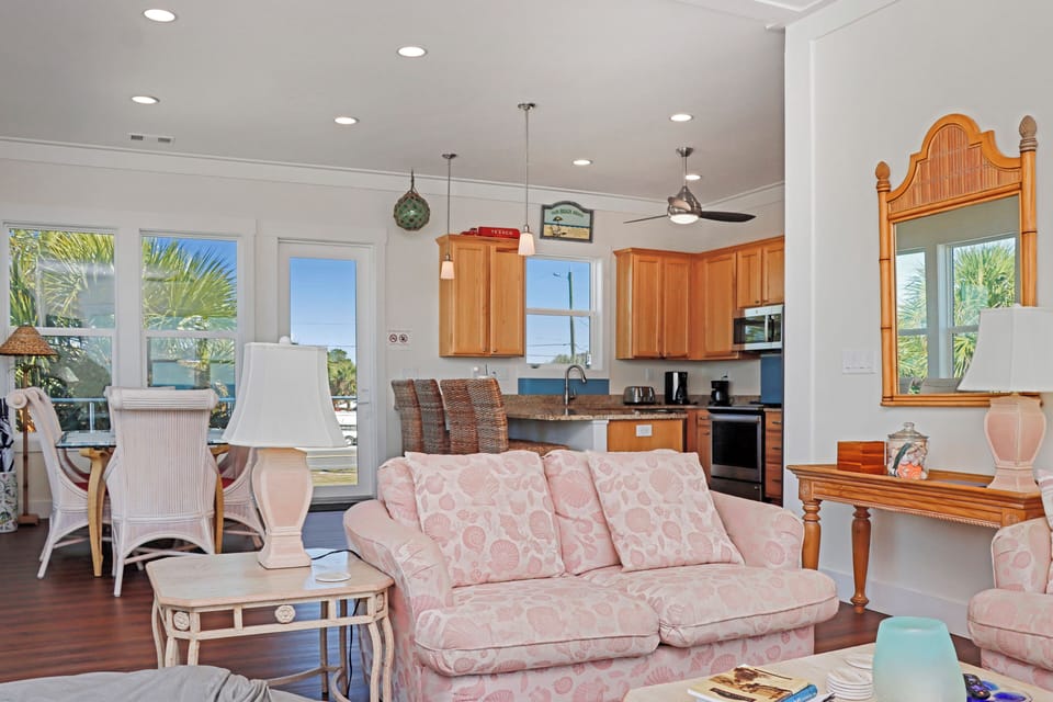 Living Room, Dining Area and Kitchen