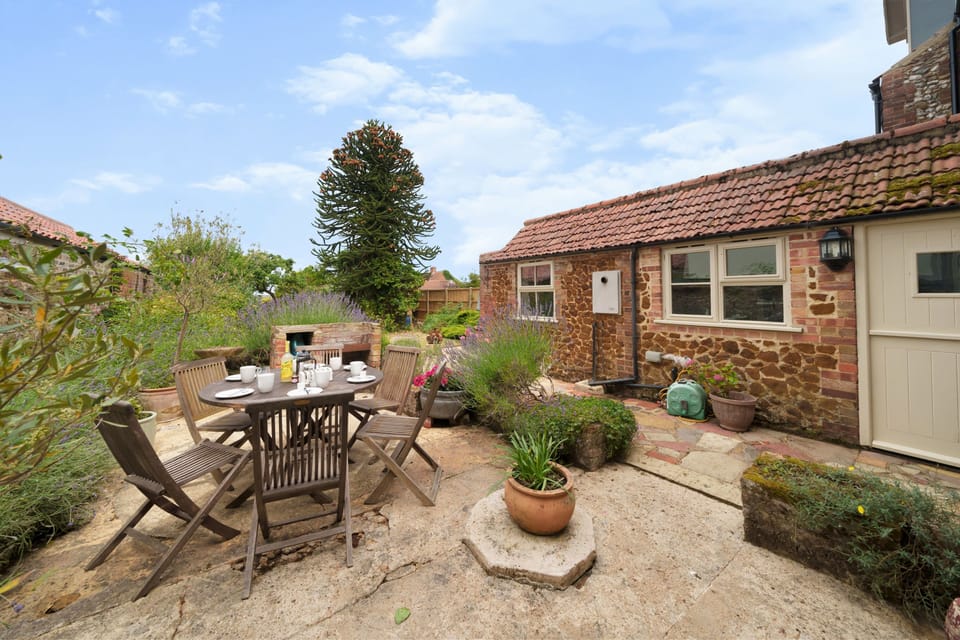 outside dining area near the kitchen
