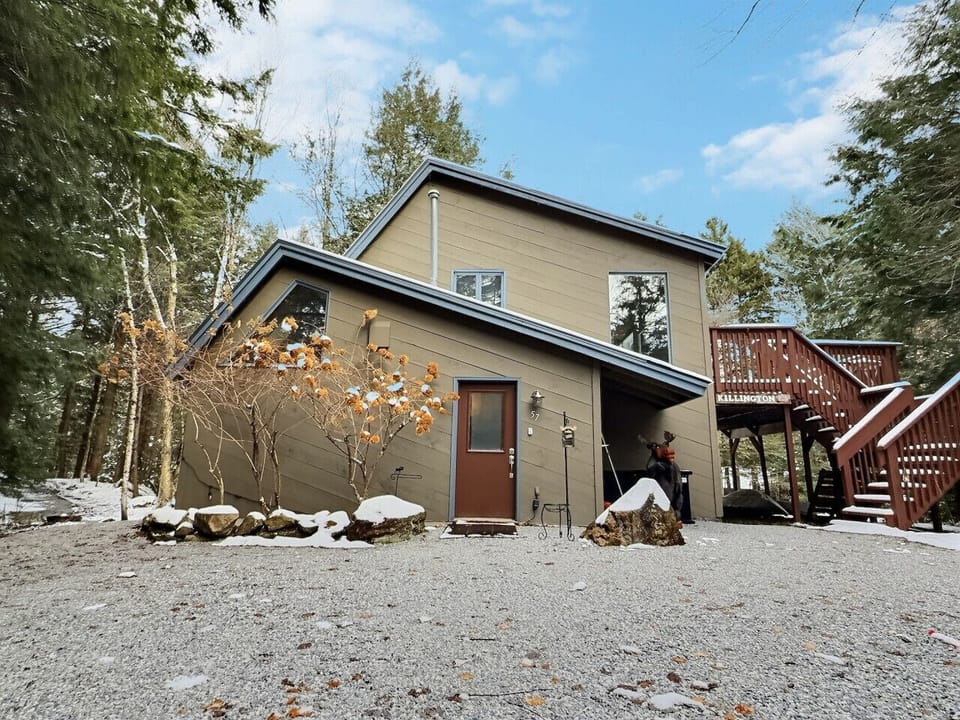 Charming exterior with a warm welcome.