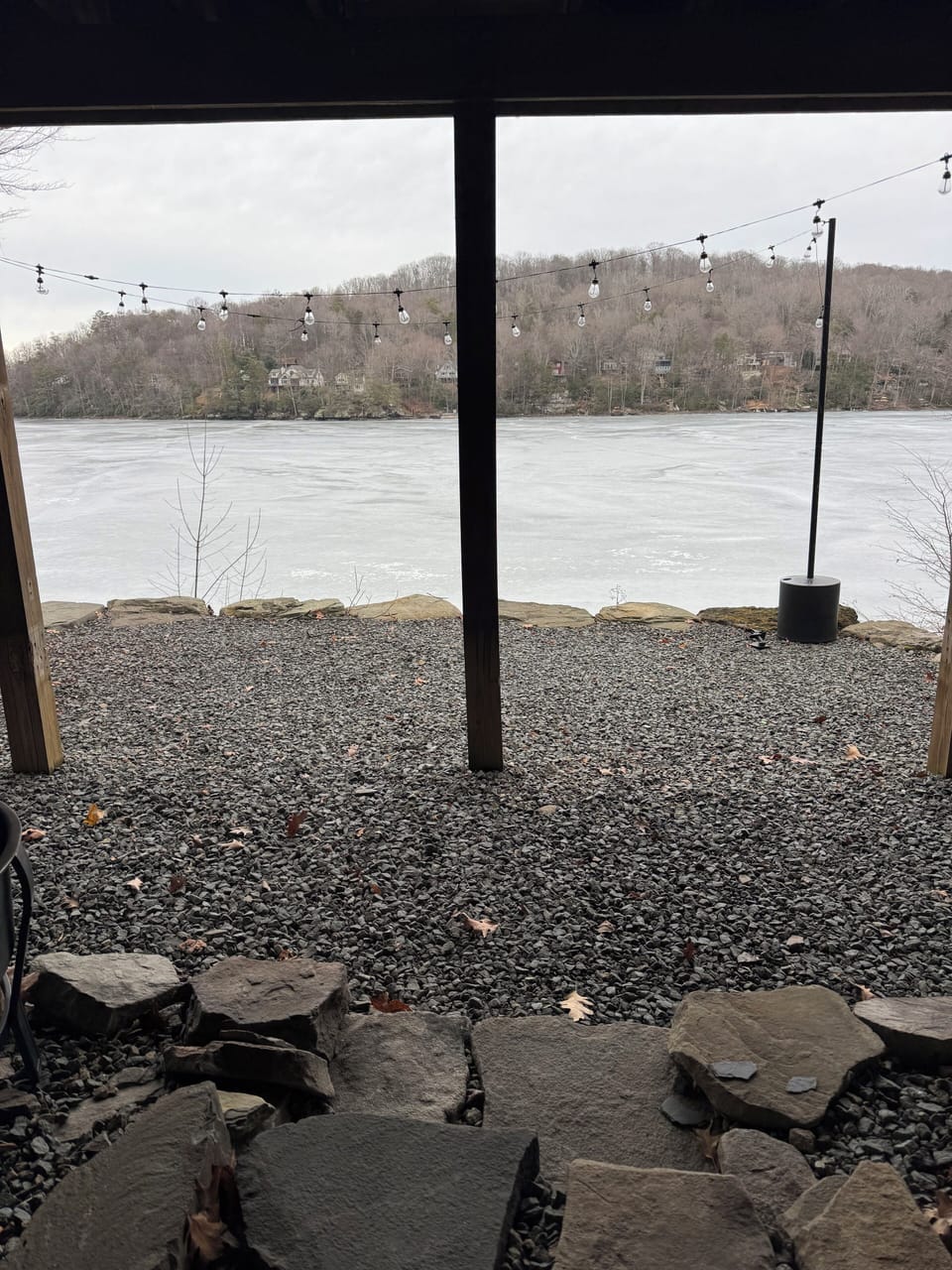 Fire pit area (10 chairs and fire pit under deck)