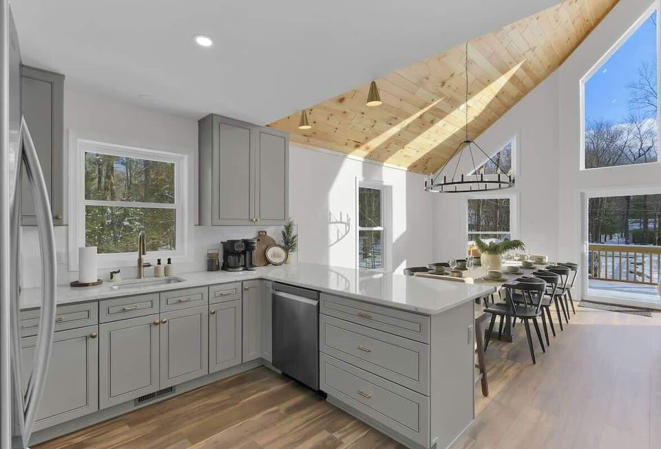 Spacious Kitchen with Large Island