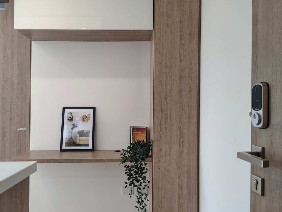 Decorated and cozy corner
