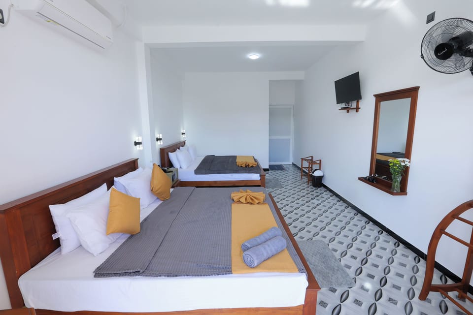 Deluxe Quadruple Room, Balcony, Mountain View | Premium bedding, memory foam beds, minibar, soundproofing
