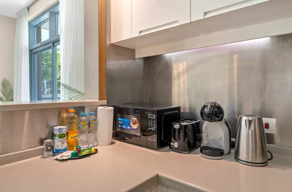 Comfort Apartment, Balcony, City View | Private kitchen