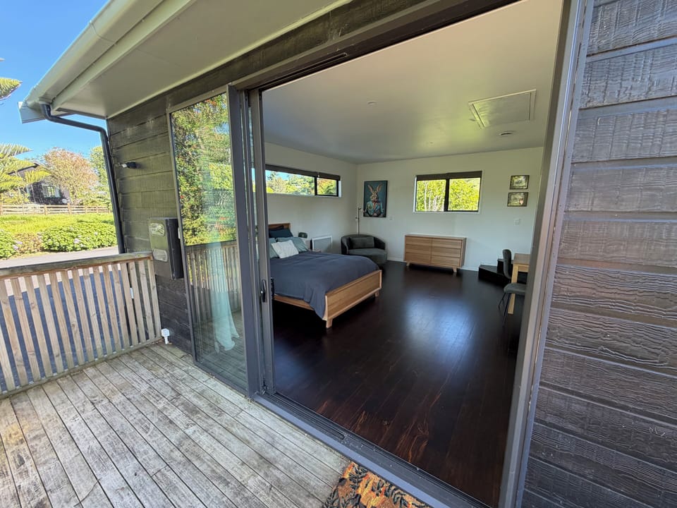 Patio and bedroom