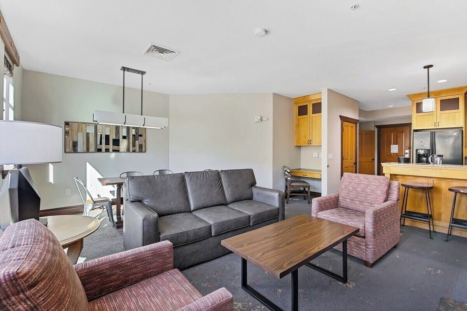 Couch folds out into sleeper sofa if required for extra bedding