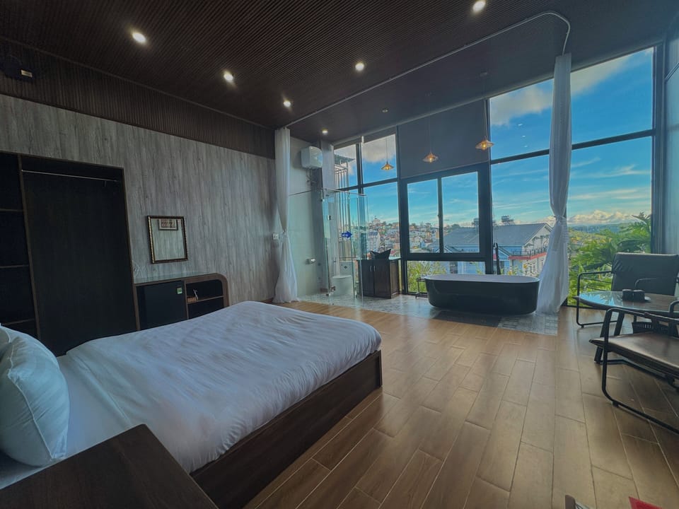Grand Double Room, Mountain View | Premium bedding, pillowtop beds, minibar, free WiFi