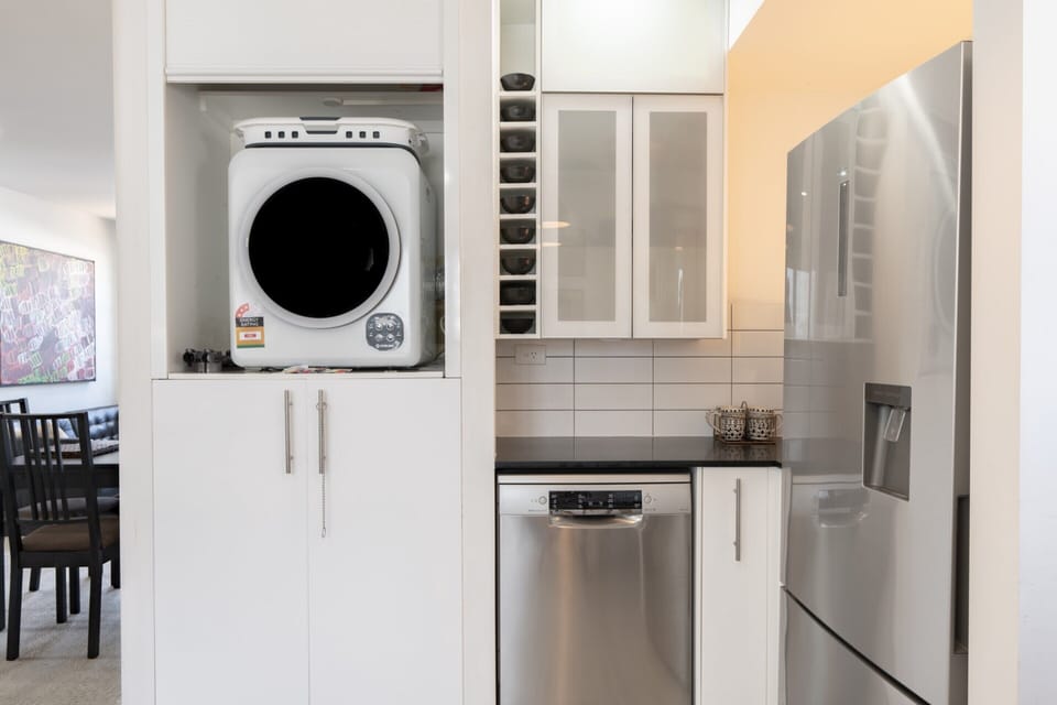 Apartment | Bathroom | Hair dryer, towels, soap, shampoo