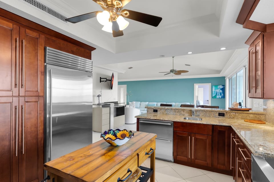 Gourmet kitchen
