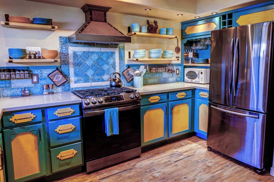 Fully stocked kitchen