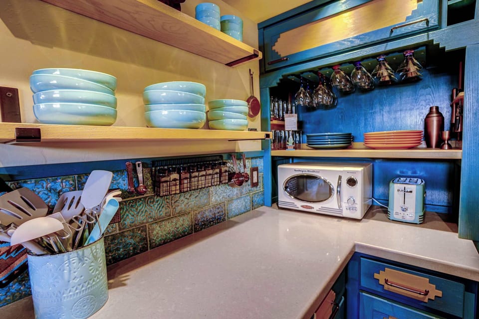 Fully stocked kitchen