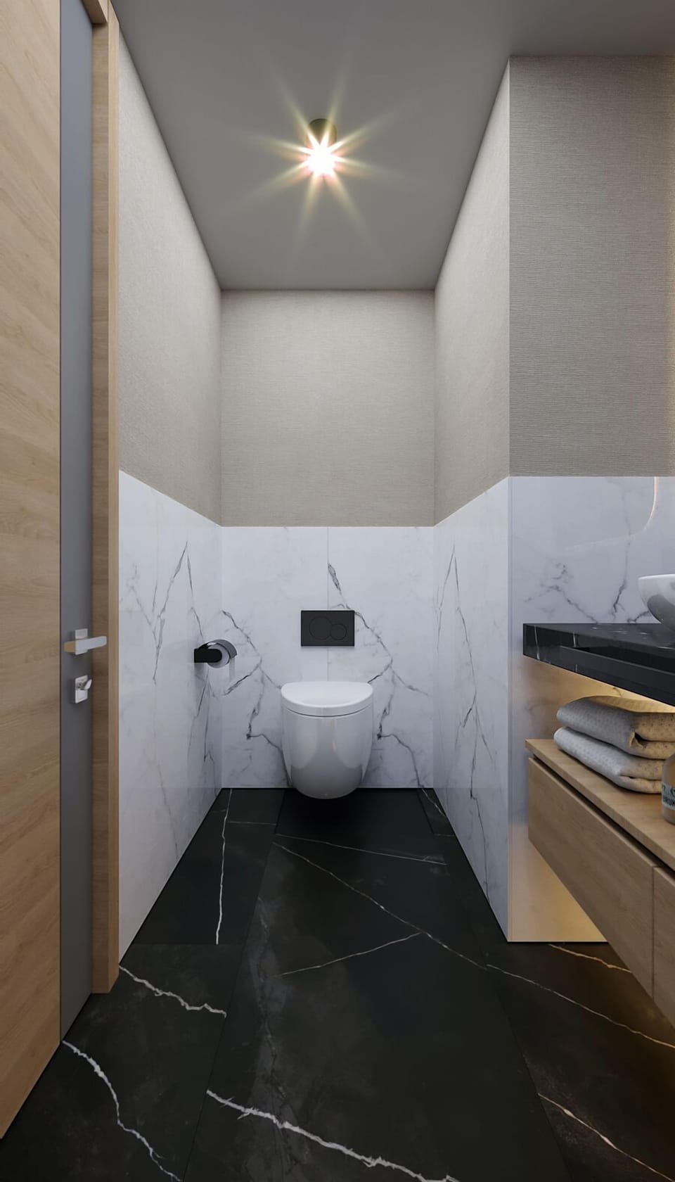 Standard Room, 1 Bedroom, Sea View | Bathroom | Shower, hair dryer, towels, soap