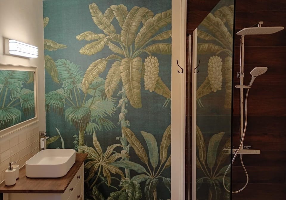 Large walk-in shower