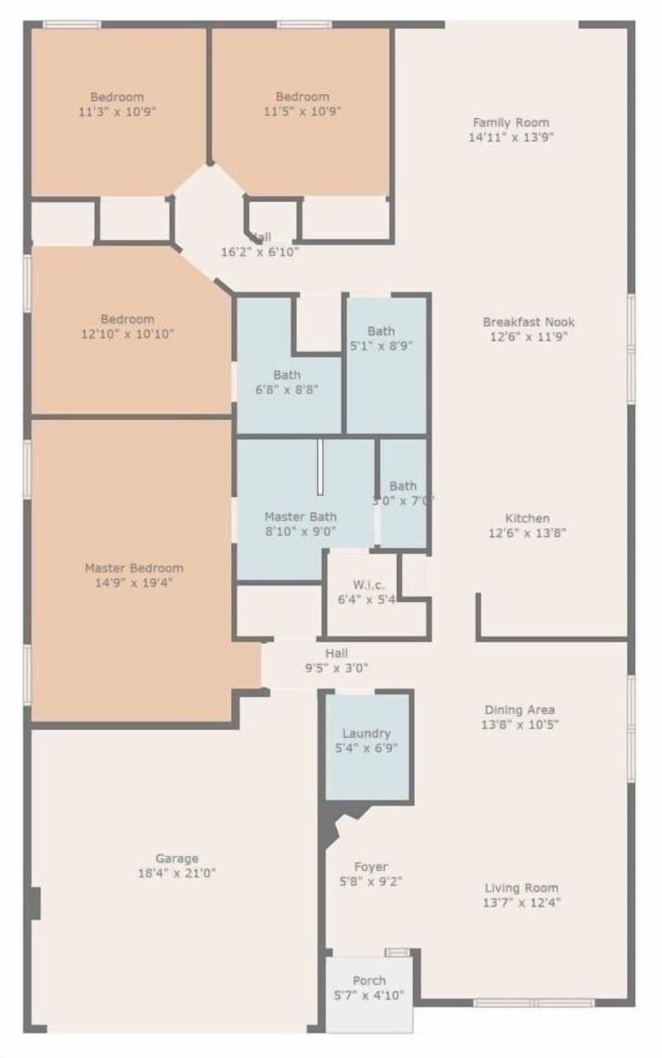 House, 4 Bedrooms | Floor plan