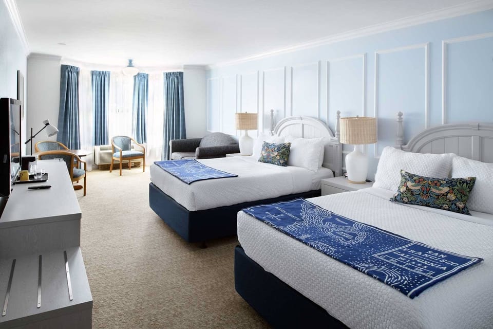 Standard Room, 2 Queen Beds | Hypo-allergenic bedding, Tempur-Pedic beds, in-room safe