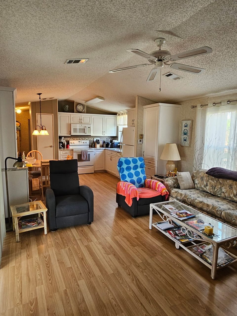 View of Living Room and Kitchen