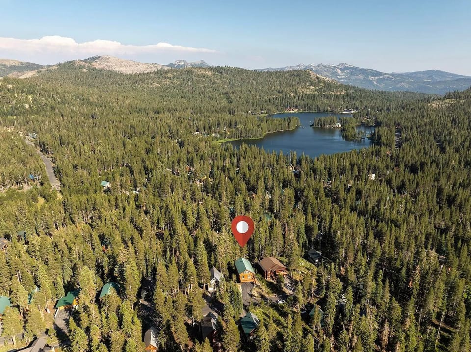 We are located on Hillside Drive in Serene Lakes. Just a short walk to the lake.