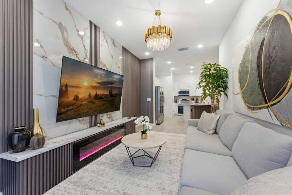 Basic Villa | Living area | Flat-screen TV