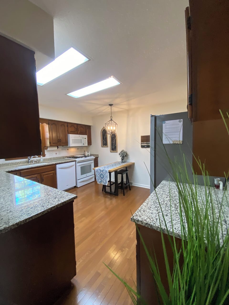 View of Kitchen from Family Room 