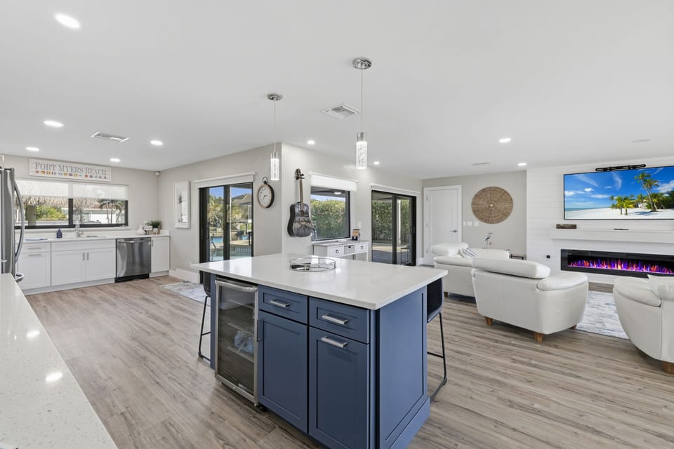 Island time - Open floor plan