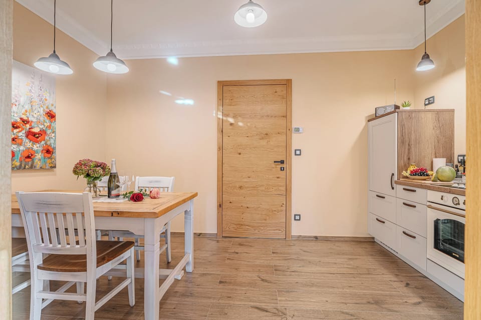 Kitchen and dining area
