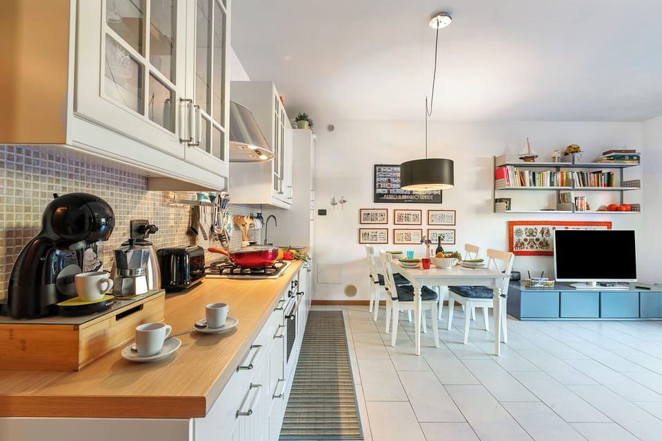 Kitchen and dining area