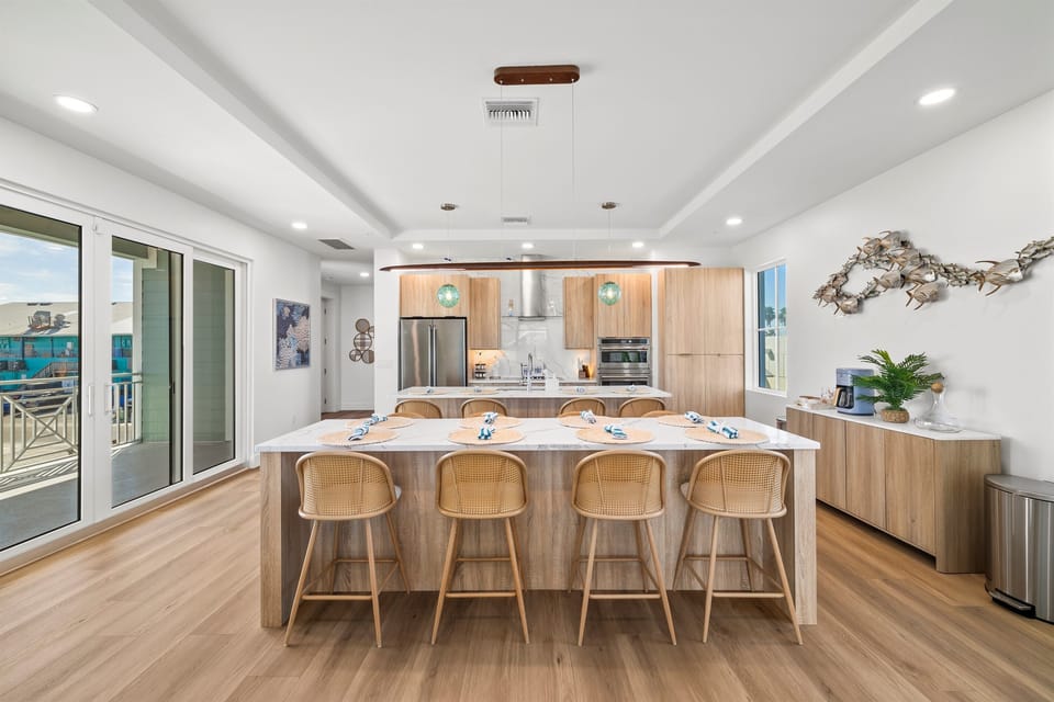 Kitchen stocked with every cooking instrument you'll ever need