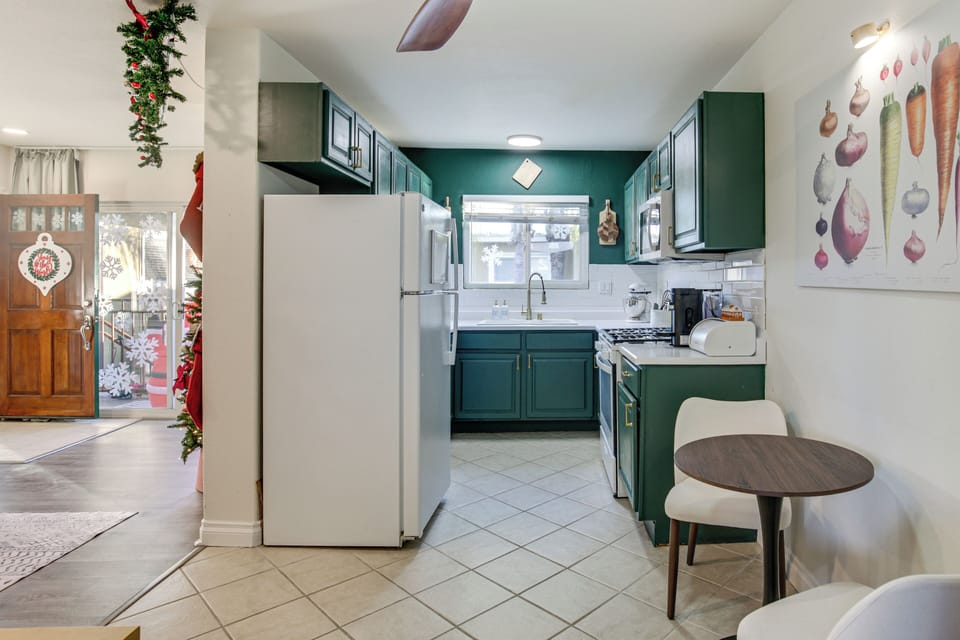 Kitchen | 2-Person Dining Table | Dishware & Flatware
