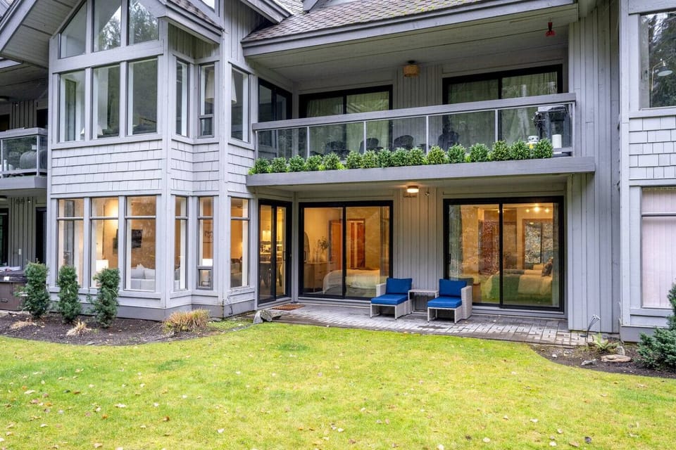 Enjoy access to your green backyard space.