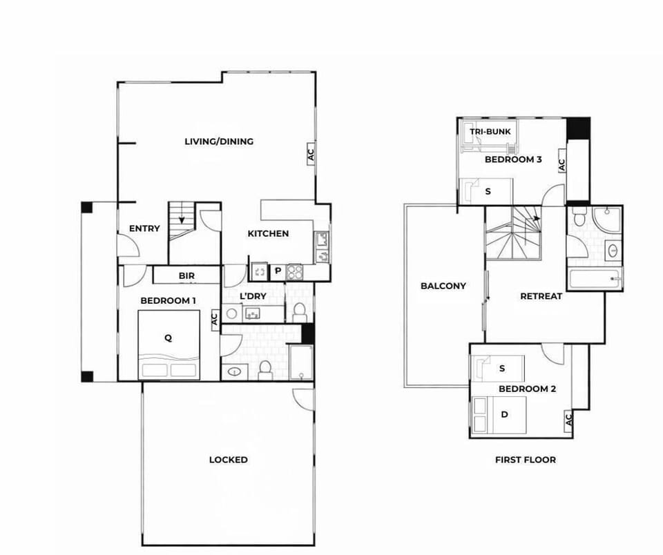 Seachange Escape | Floorplan