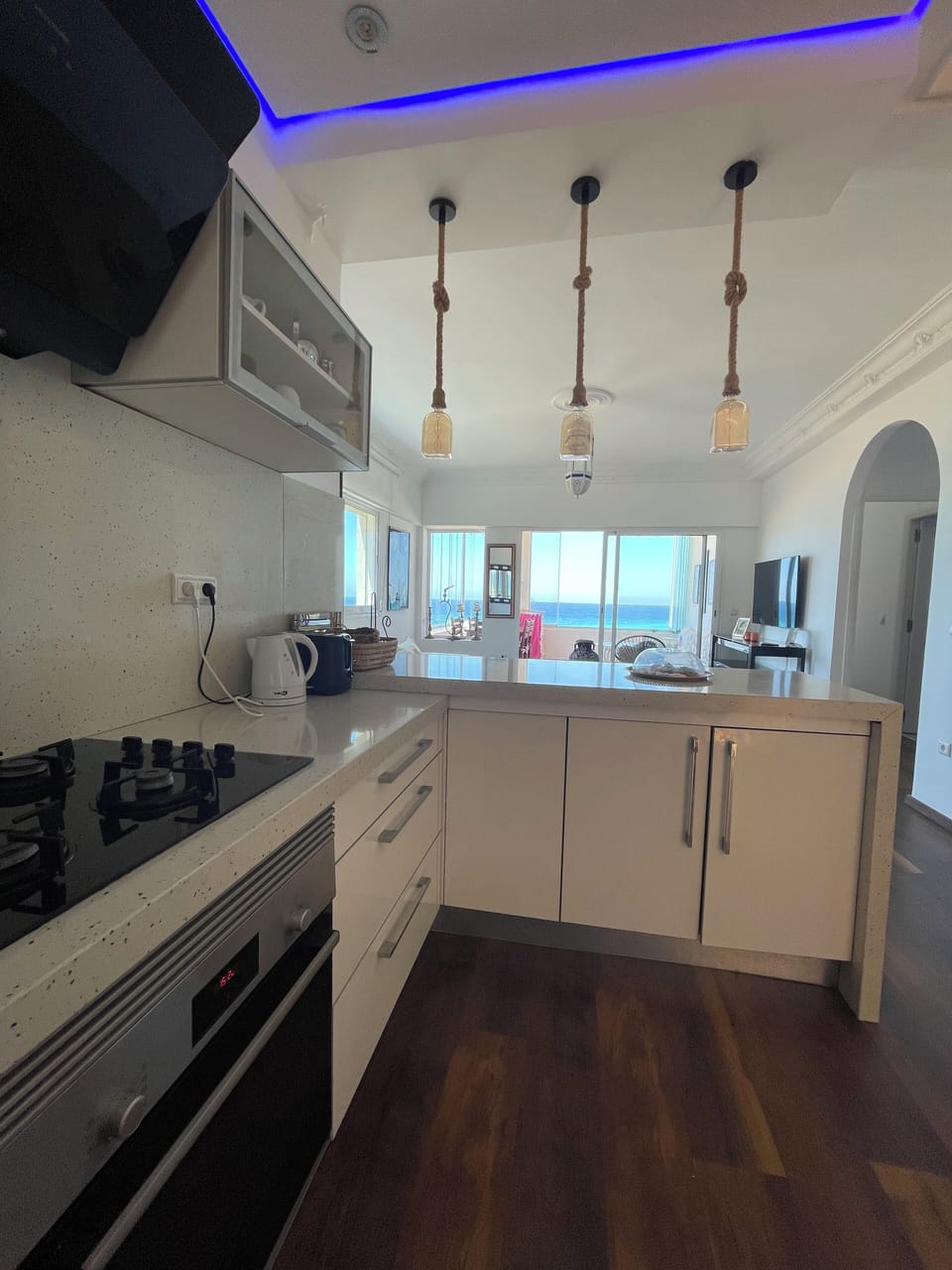 Superior Penthouse, Beach View | Private kitchen