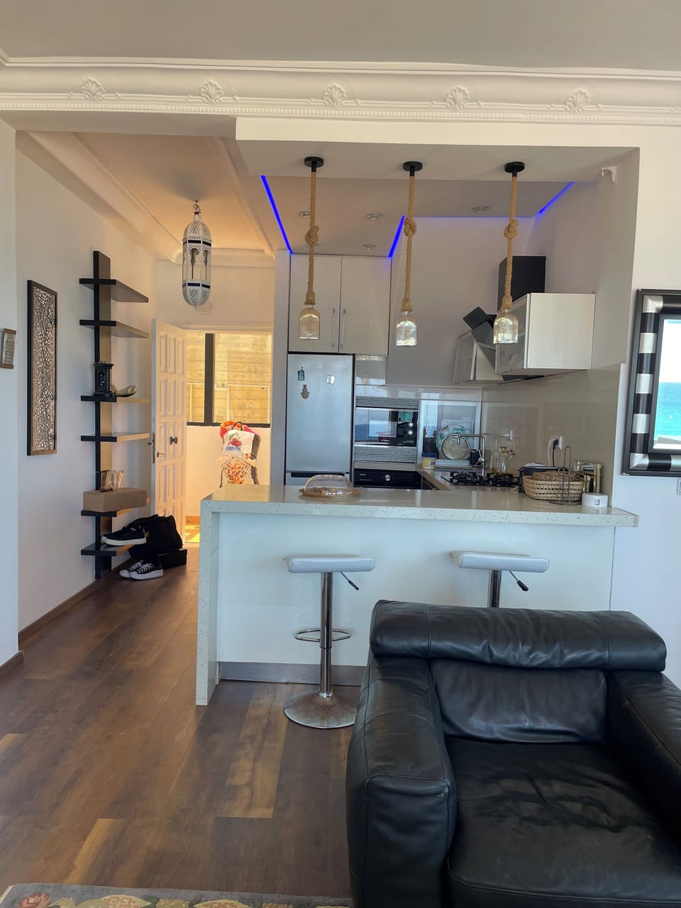 Superior Penthouse, Beach View | Private kitchen