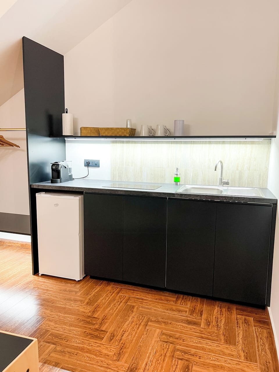 Deluxe Studio, 1 Queen Bed with Sofa bed | Private kitchen | Mini-fridge, espresso maker, coffee/tea maker, electric kettle