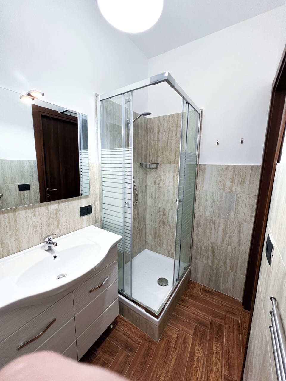 Comfort Double Room, Balcony, Partial Sea View | Bathroom | Shower, hair dryer, towels, soap