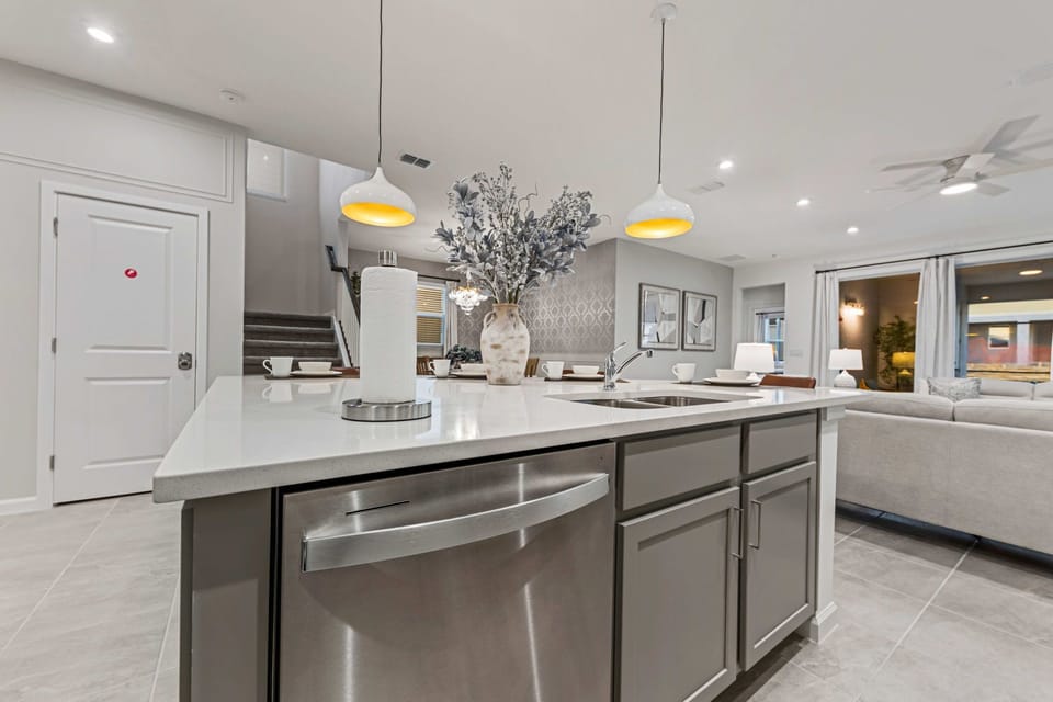 Bright open kitchen with everything you need for the perfect stay.